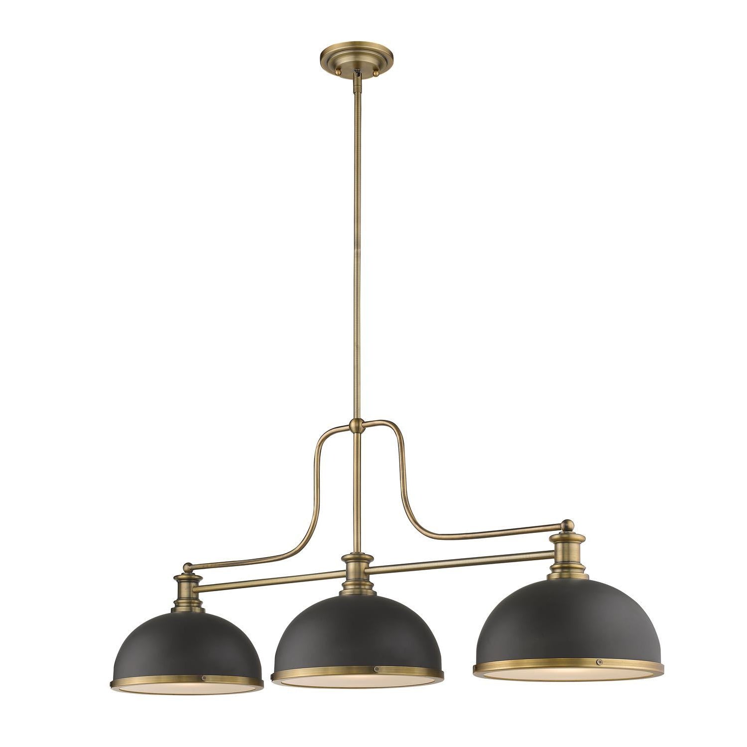 Melange Chandelier Heritage Brass | D12BRZ+HBR