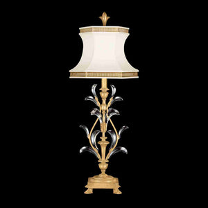 Beveled Arcs Table Lamp Gold Leaf