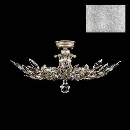 Crystal Laurel Semi Flush Mount