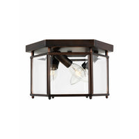 Bretton 3-Light Flush Mount (with Bulbs)