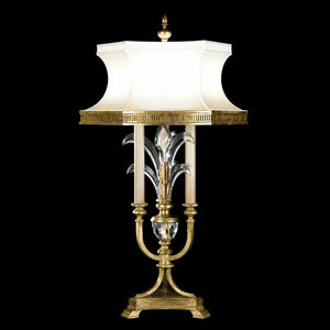 Beveled Arcs Table Lamp Gold