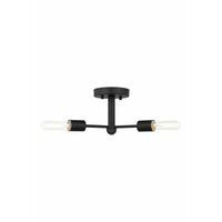 Axis 3-Light Semi Flush Mount