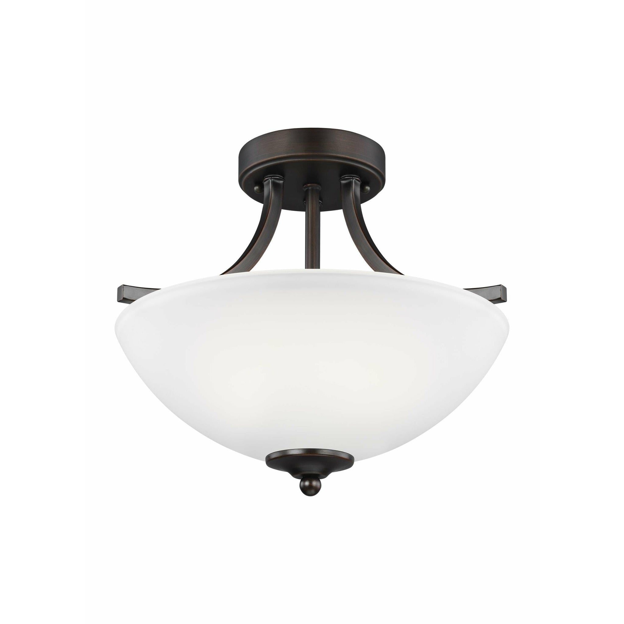 Geary Small 2-Light Convertible Semi Flush Mount (with Bulbs)
