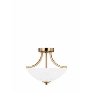 Geary Small 2-Light Convertible Semi Flush Mount (with Bulbs)