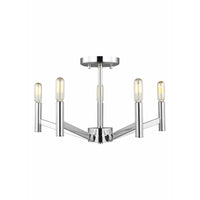 Vector 5-Light Semi Flush Mount