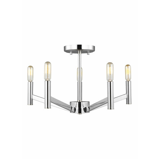 Vector 5-Light Semi Flush Mount (with Bulbs)