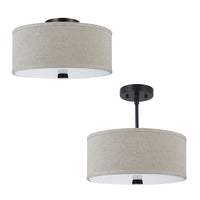 Dayna Shade Pendant Flush Mount