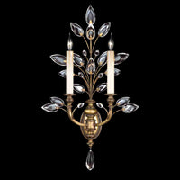 Crystal Laurel Sconce