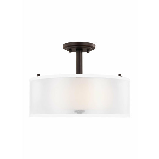 Elmwood Park 2-Light Semi Flush Mount (with Bulbs)