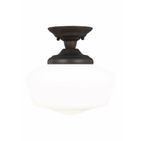 Academy Large 1-Light Semi Flush Mount