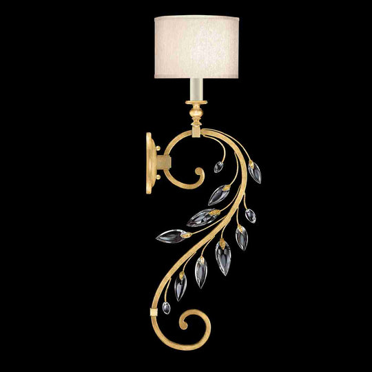 Crystal Laurel Sconce