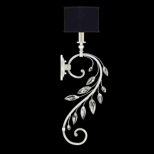 Crystal Laurel Sconce