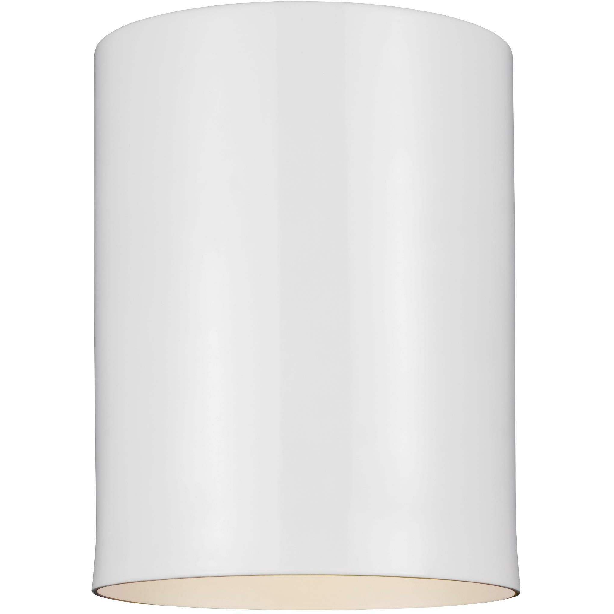 Outdoor Cylinders Outdoor Ceiling Light White