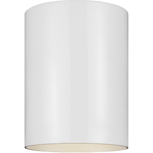 Outdoor Cylinders Outdoor Ceiling Light White