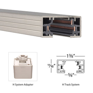 H Track Suspension Loop For Hanging Head