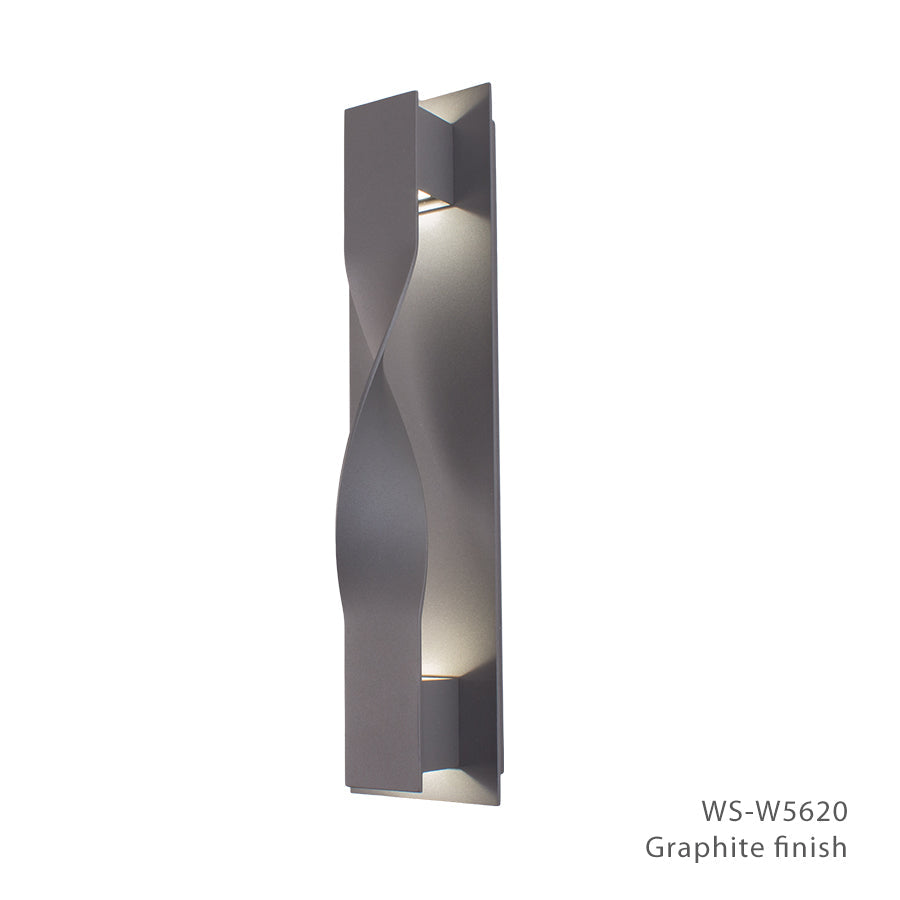 Twist LED Indoor/Outdoor Wall Light