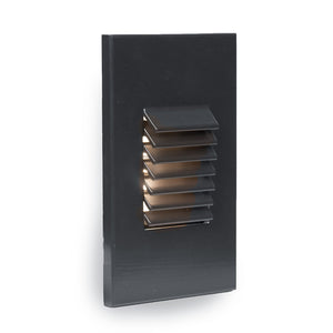 LED Vertical Louvered Step and Wall Light