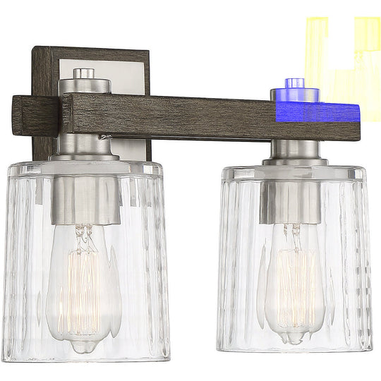 Halifax 2-Light Bathroom Vanity Light