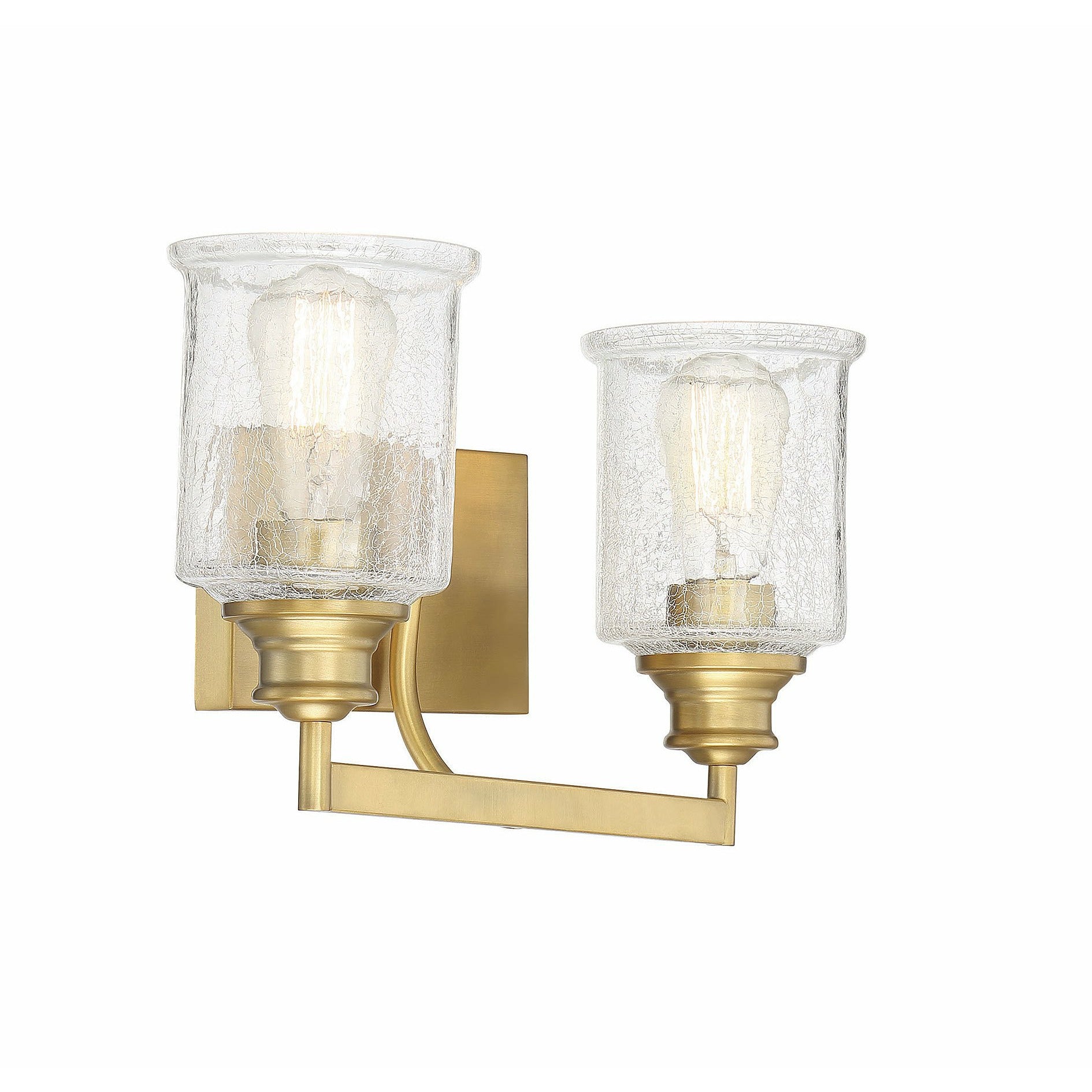 Hampton Vanity Light Warm Brass