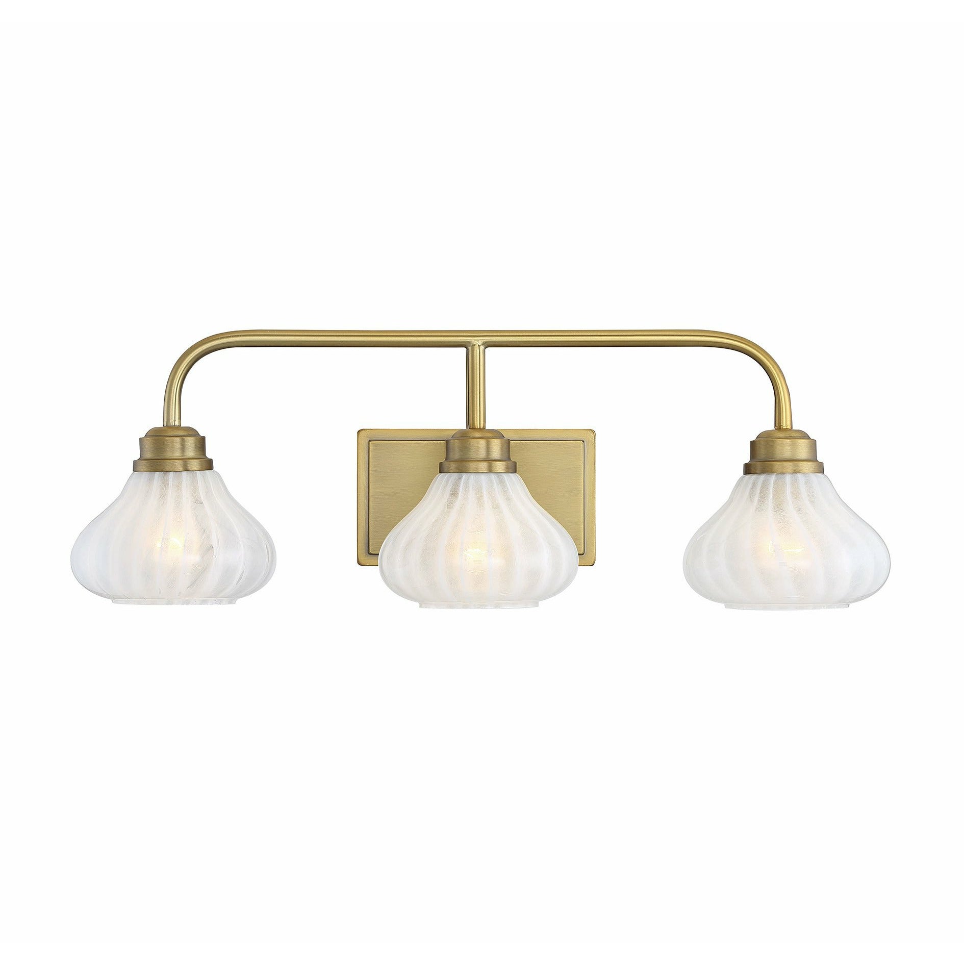 Darlington Vanity Light Warm Brass