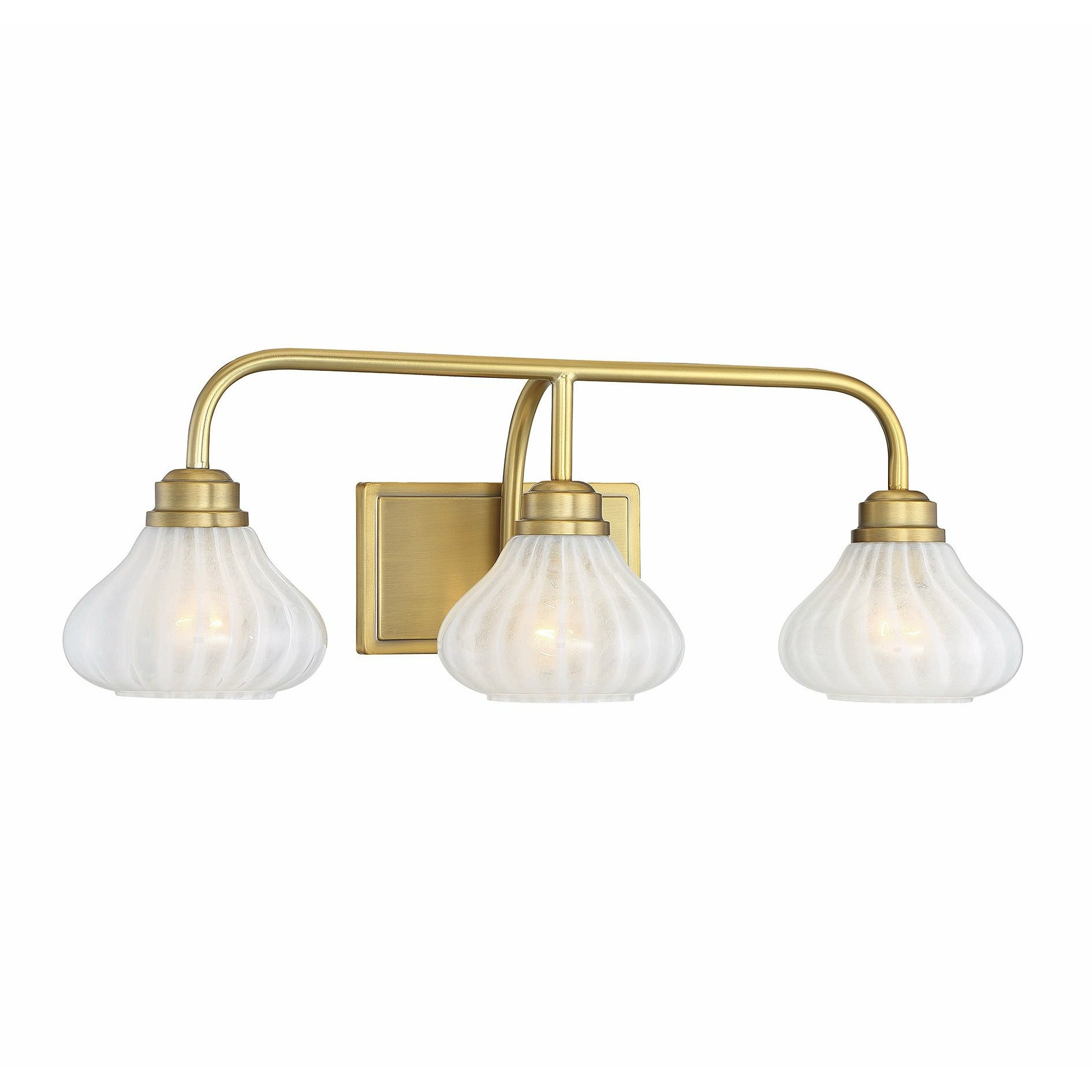 Darlington Vanity Light Warm Brass