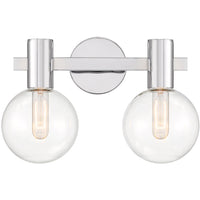 Wright 2-Light Bathroom Vanity Light