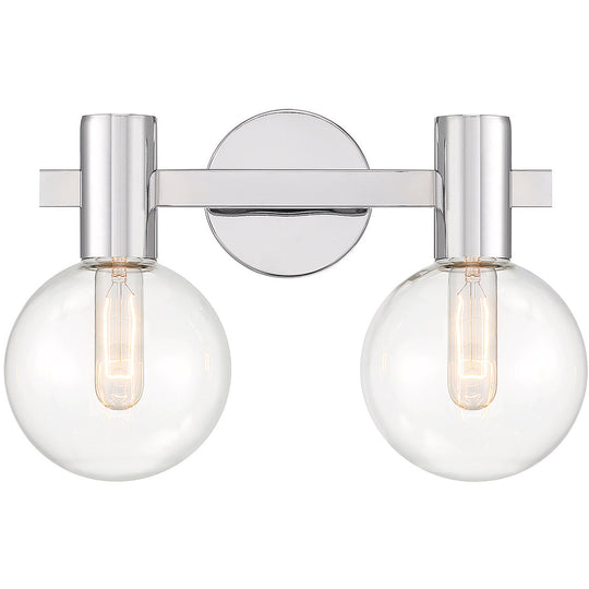 Wright 2-Light Bathroom Vanity Light