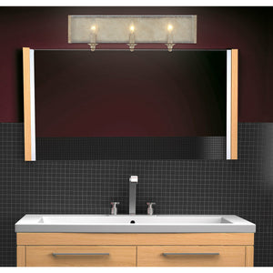 Chelsey Vanity Light Oxidized Silver