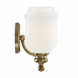 Melrose Vanity Light Warm Brass