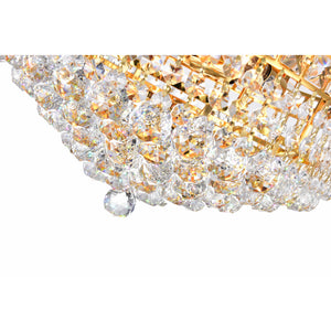 Luminous Flush Mount Gold