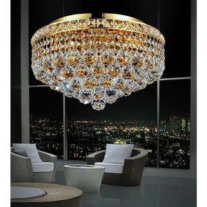 Luminous Flush Mount Gold