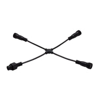 LED 12V Outdoor Strip Light 4-Way X-Connector