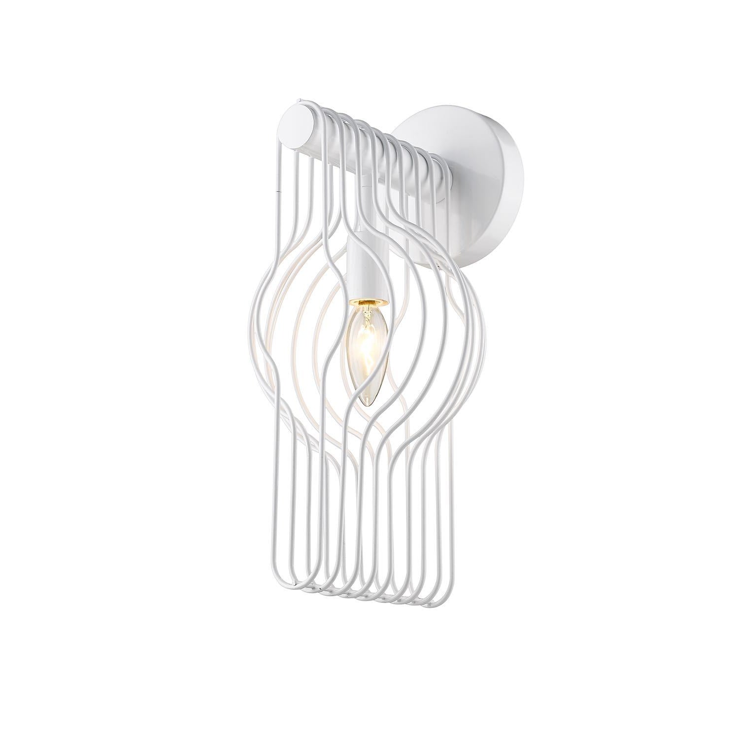 Contour Wall Sconce White