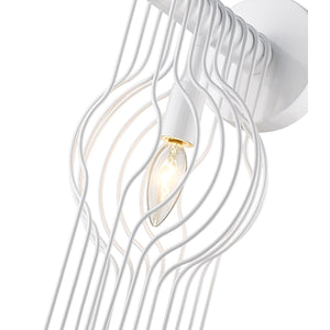 Contour Wall Sconce White