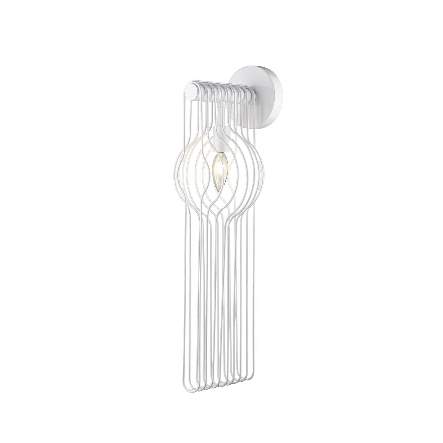 Contour Wall Sconce White