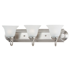 Essentials - 801x Vanity Light Satin Nickel | Frost