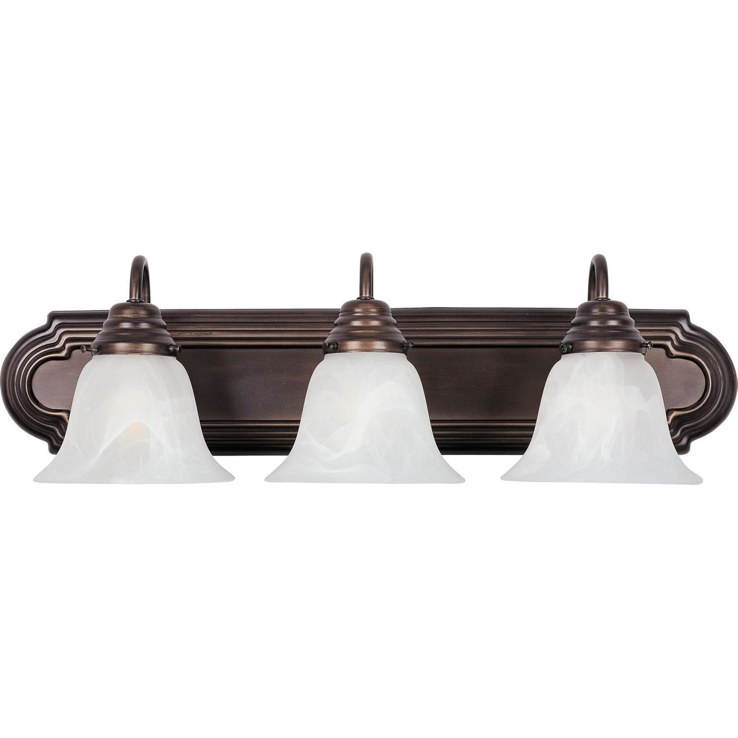 Essentials - 801x Vanity Light Oil Rubbed Bronze | Marble