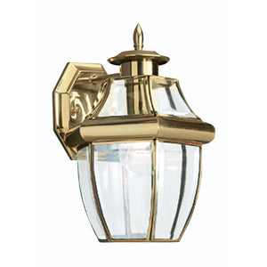 Lancaster Outdoor Wall Light Polished Brass