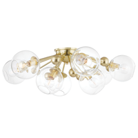 Abbott 9 Light Semi Flush