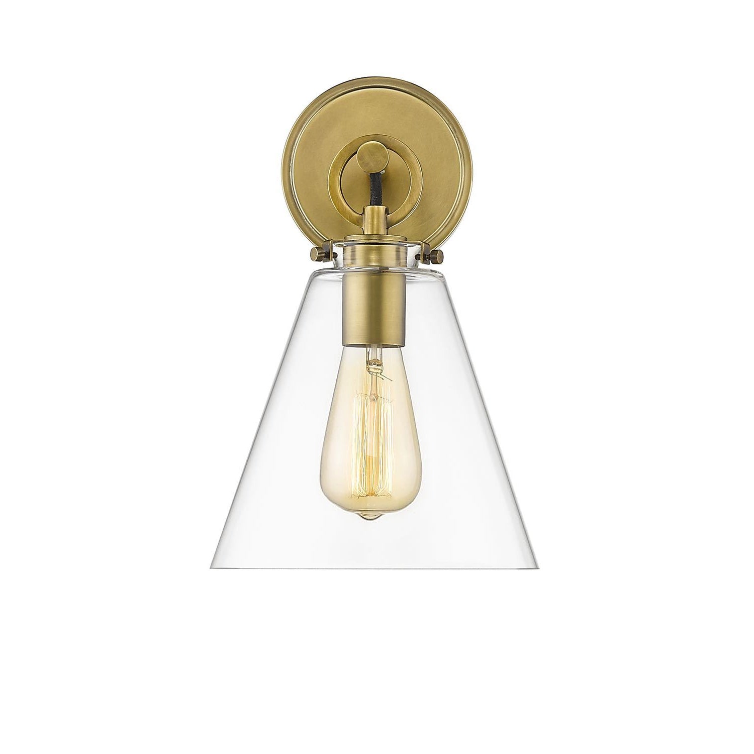 Harper Wall Sconce Rubbed Brass
