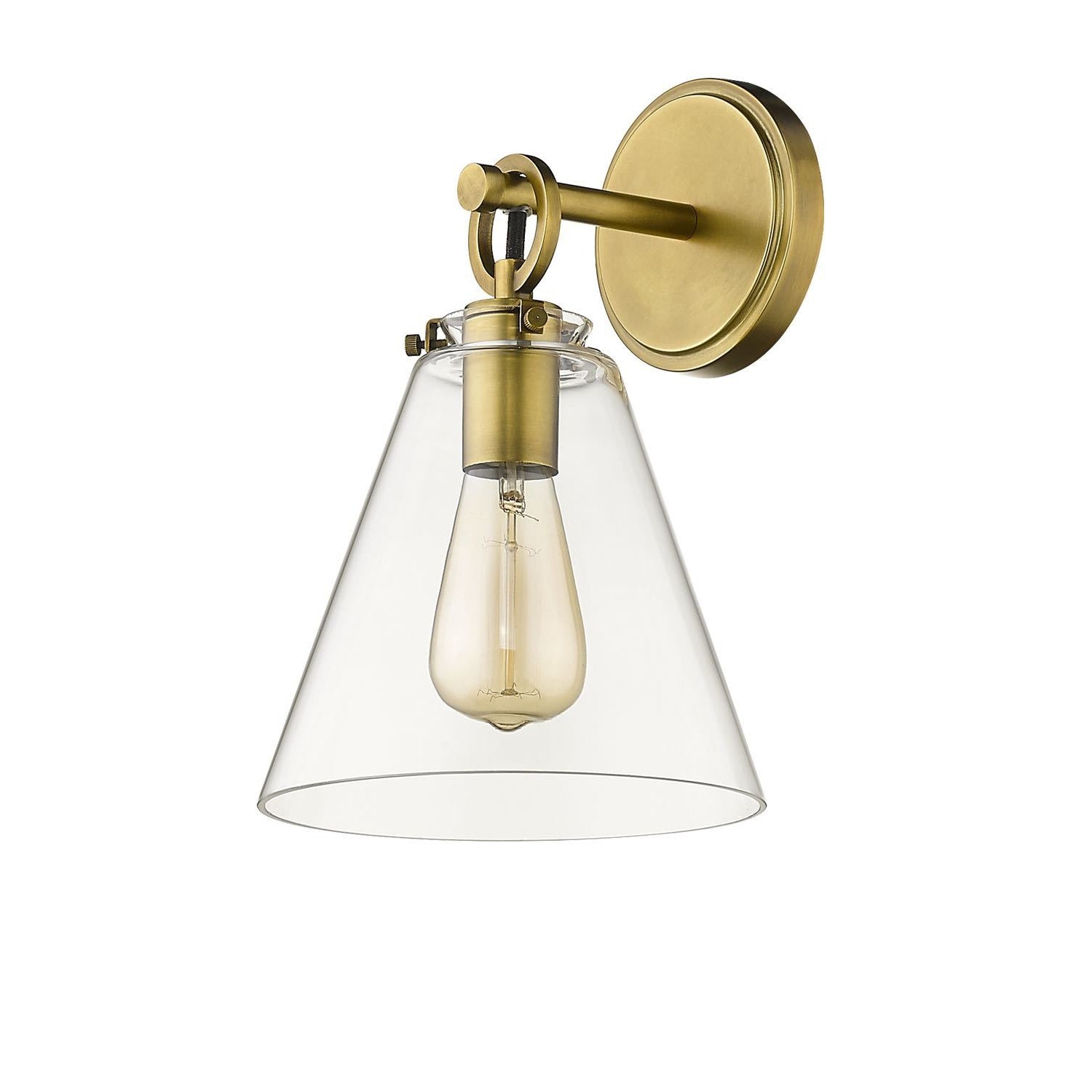 Harper Wall Sconce Rubbed Brass