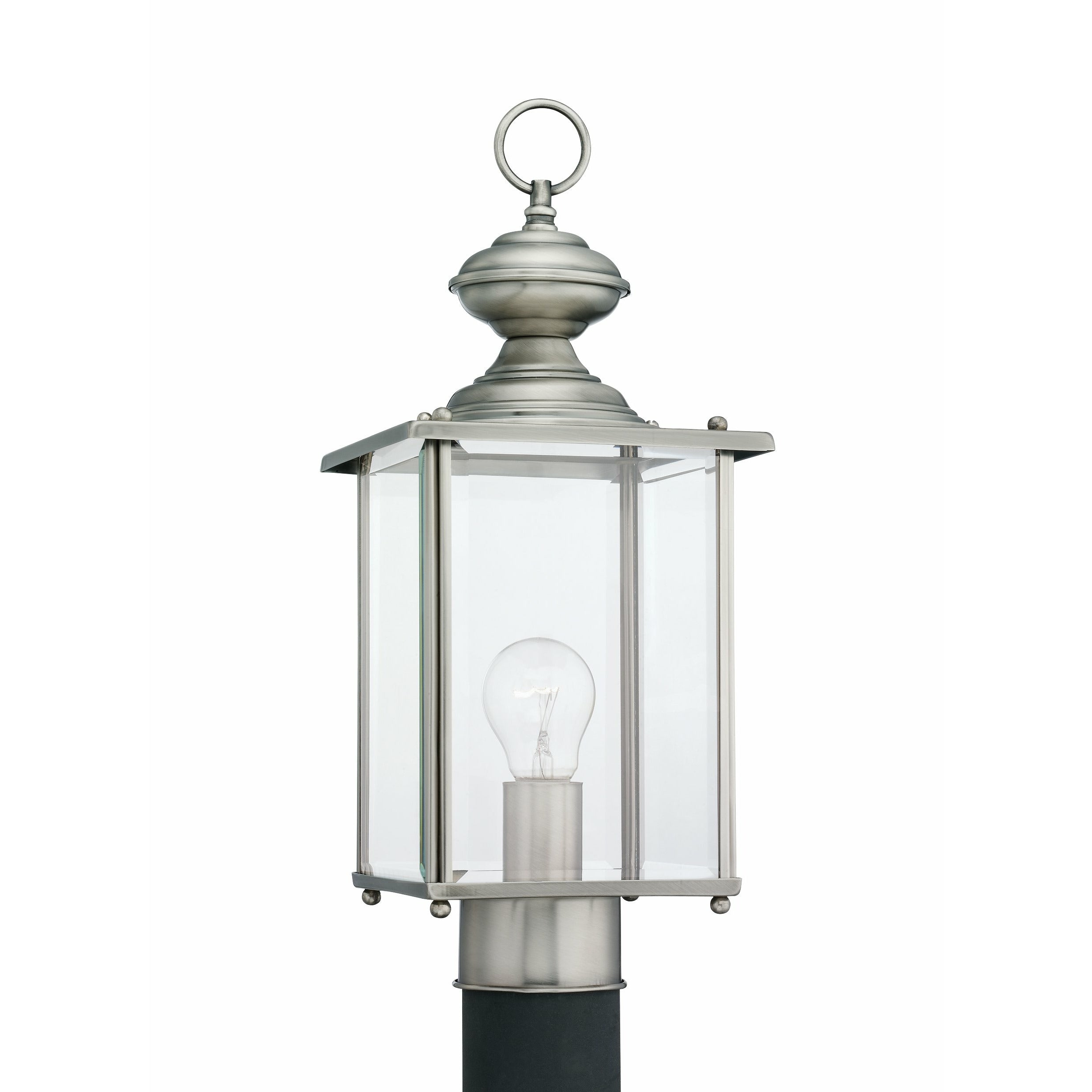 Jamestowne Post Light Antique Brushed Nickel