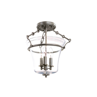 Eaton 3 Light Semi Flush