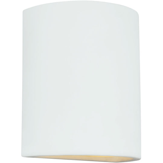 Paintable Ceramic Sconce Outdoor Wall Light