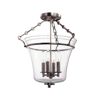 Eaton 4 Light Semi Flush