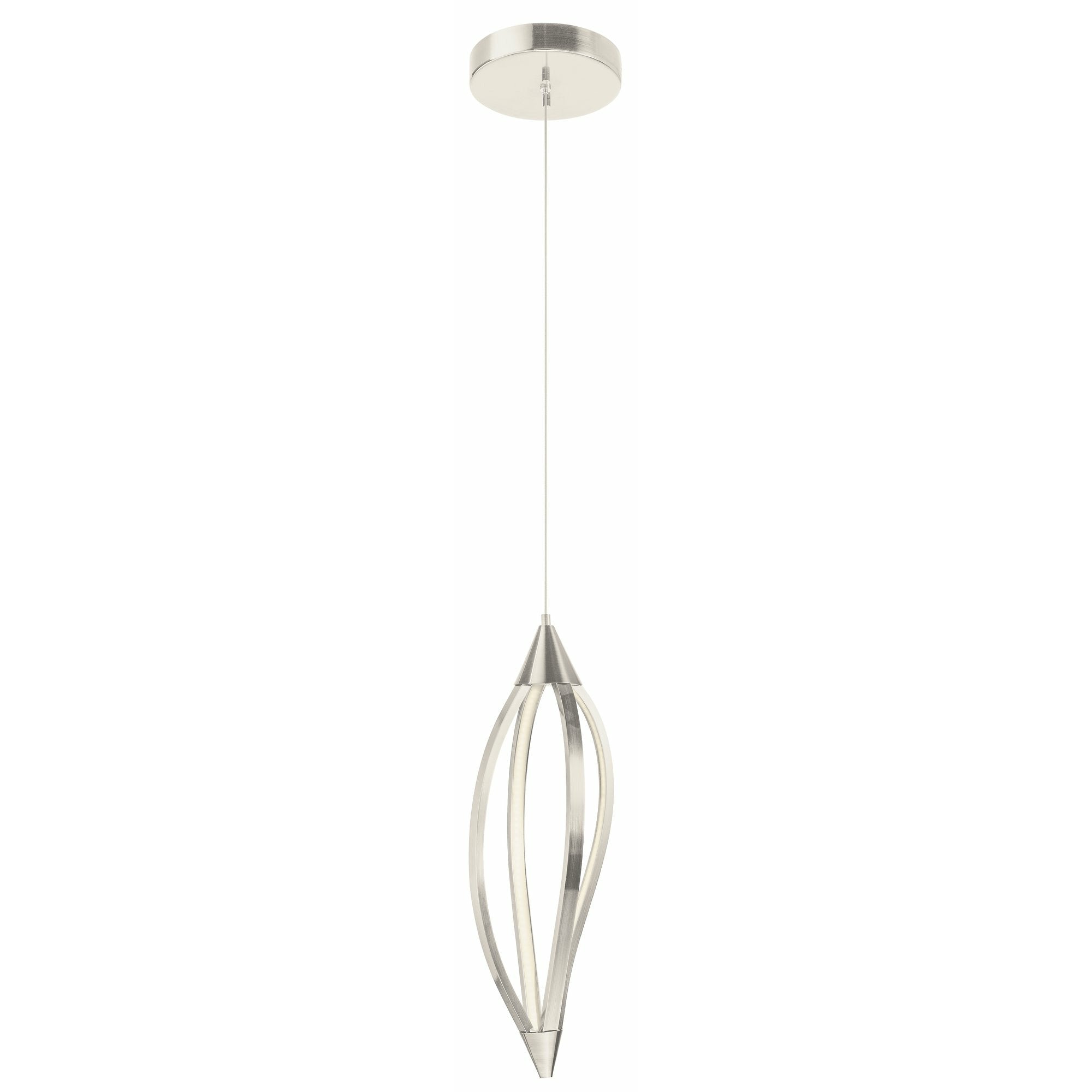 Meridian Mini Pendant Brushed Nickel