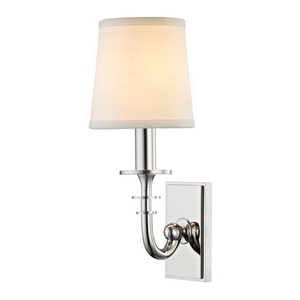 Carroll Sconce Polished Nickel