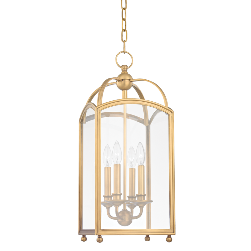 Millbrook Mini Pendant Aged Brass