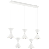 Elan Kordan Linear Chandelier 5Lt LED