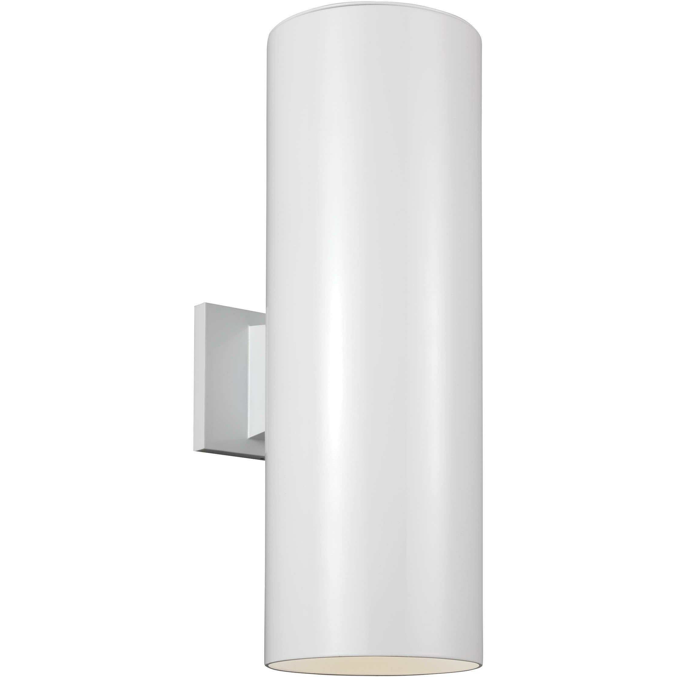 Outdoor Cylinders Outdoor Wall Light White